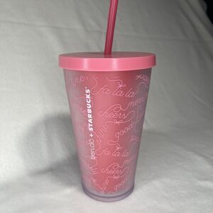 ban.do + Starbucks Christmas Holiday Cheer Tumbler Cup 16oz